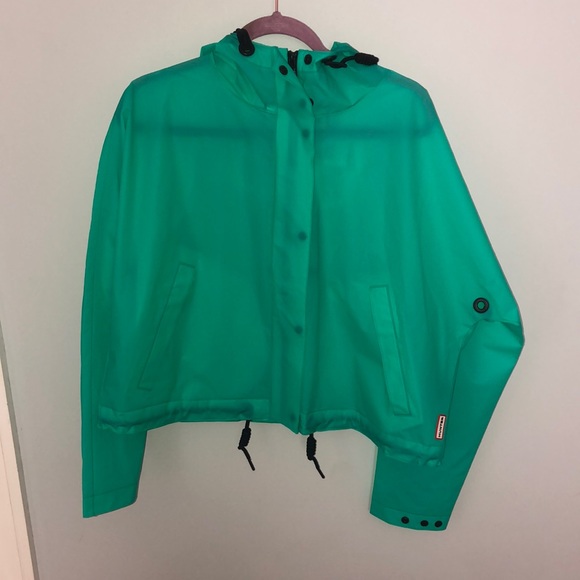 Hunter Jackets & Blazers - Hunter cropped raincoat